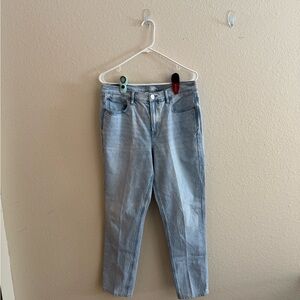 American Eagle Outfitters Light Wash Straight Leg Jeans